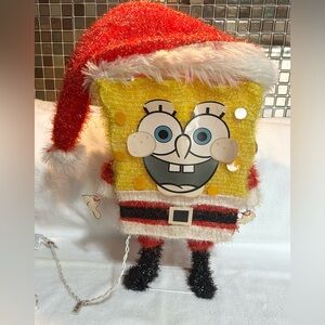 SpongeBob SquarePants 3d pre-lit Christmas decoration yard art rare htf 2012